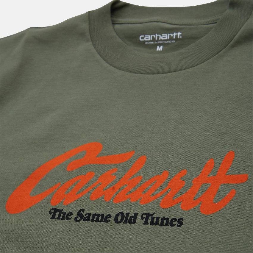 Carhartt WIP T-shirts S/S OLD TUNES T-SHIRT I031423 DOLLAR GREEN
